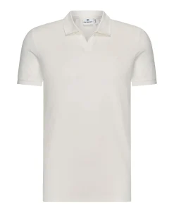 Heren polo ecru