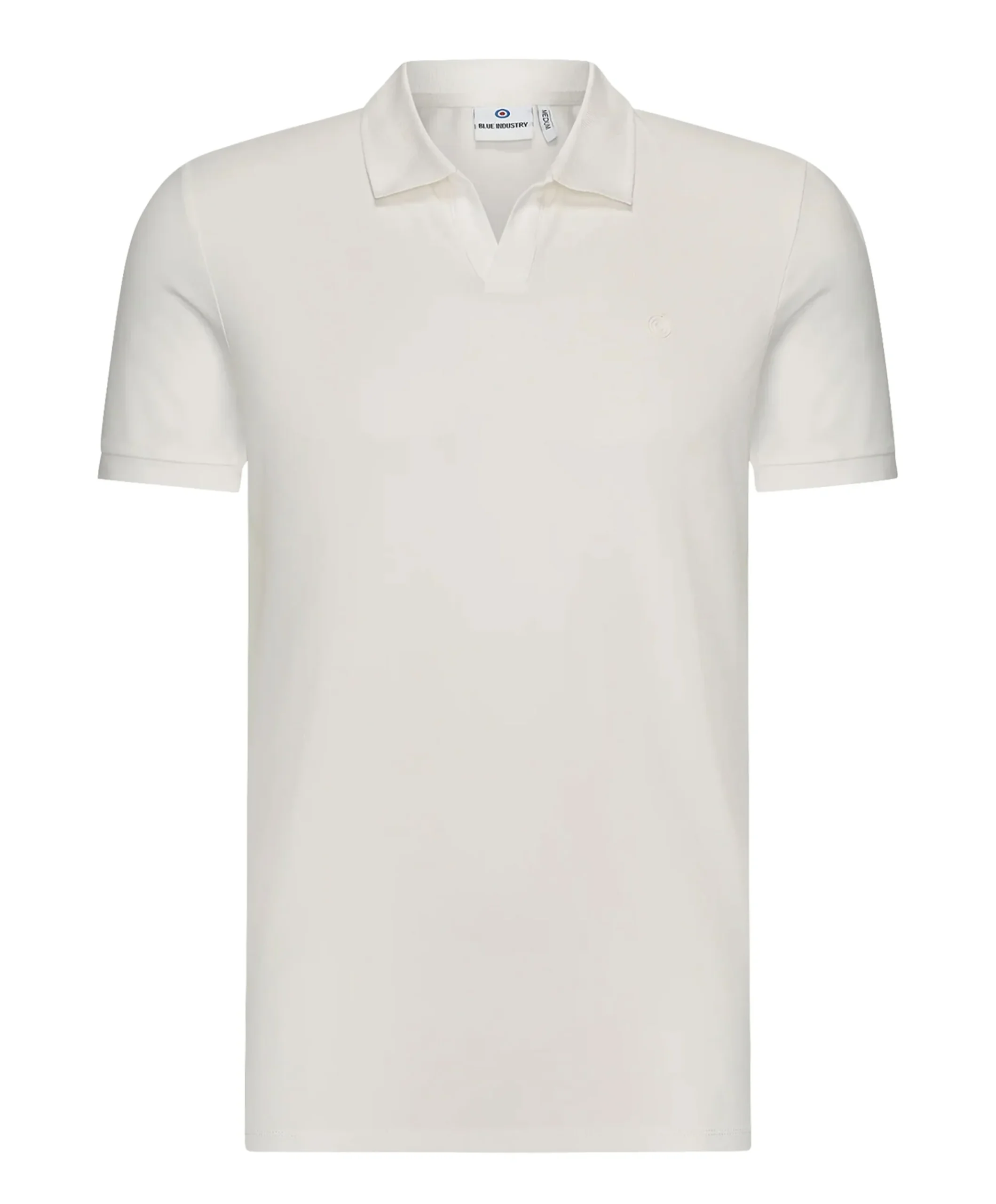 Heren polo ecru