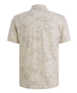 Heren polo ecru
