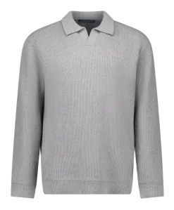 Heren polo grijs