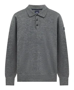 Heren polo grijs