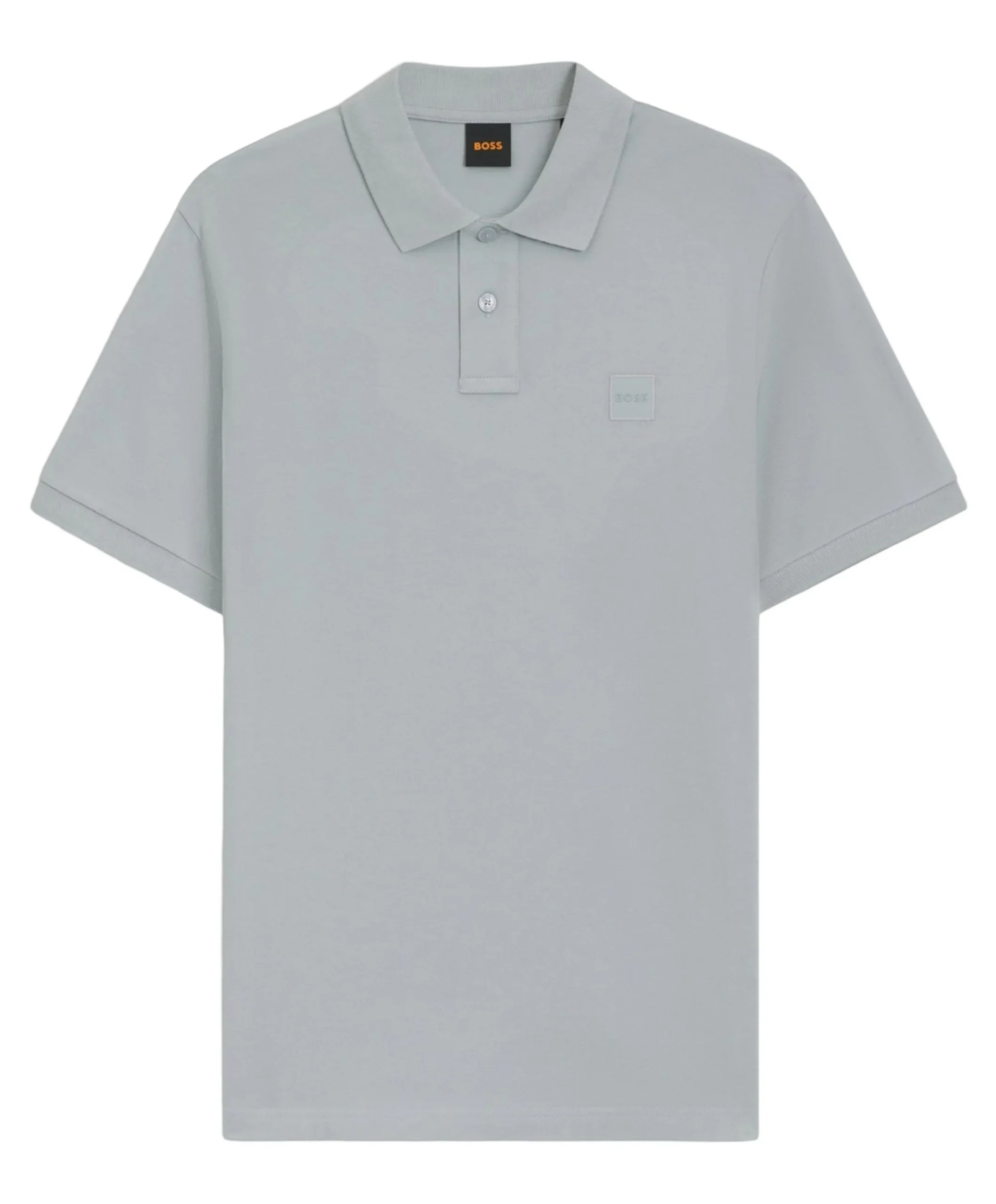 Heren polo grijs
