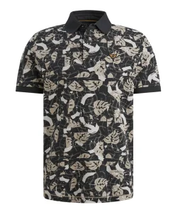 Heren polo grijs