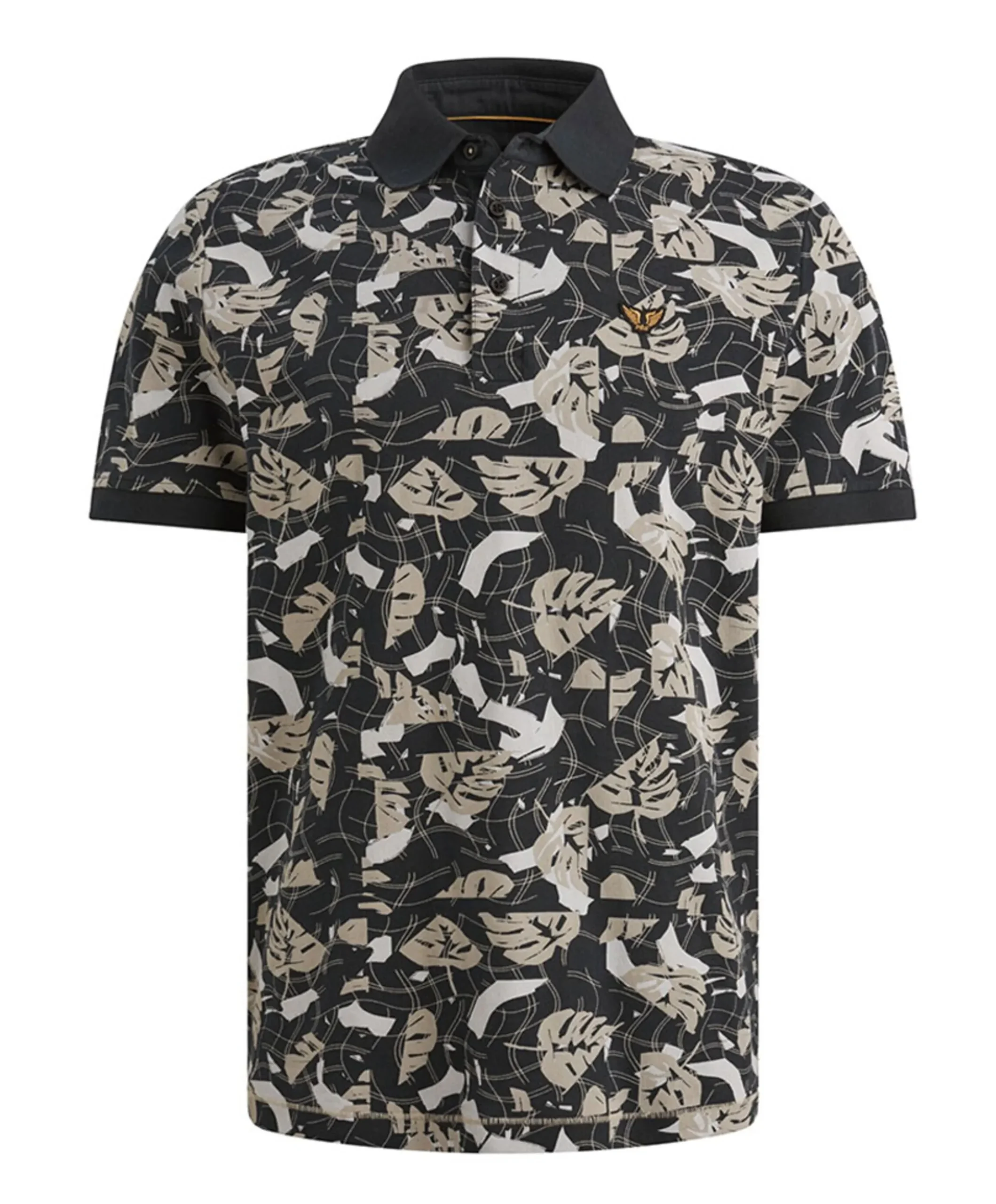 Heren polo grijs