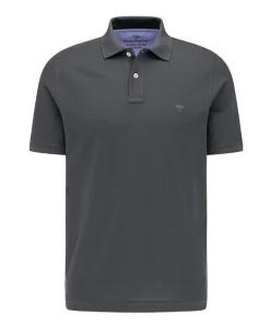 Heren polo grijs