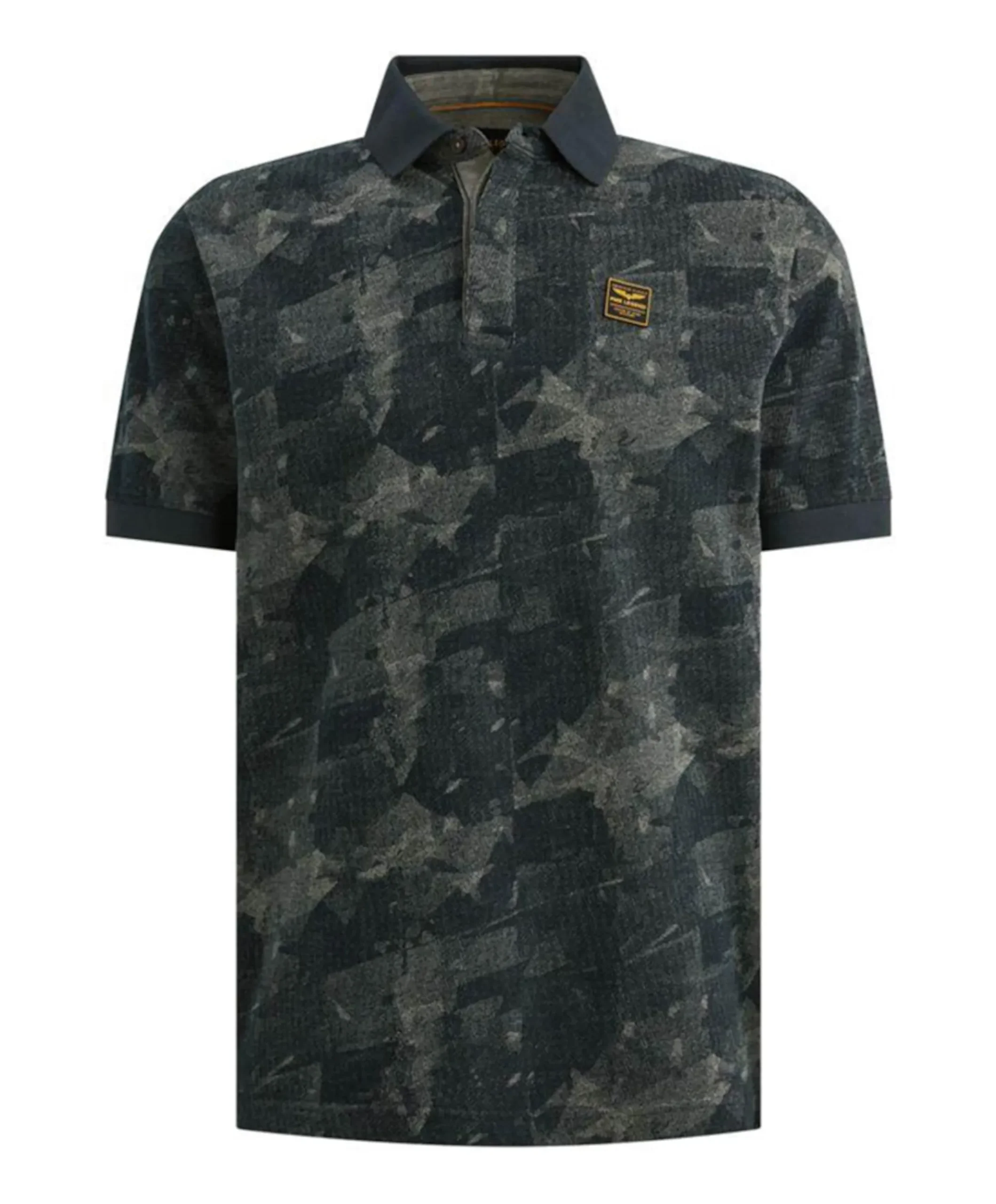 Heren polo grijs