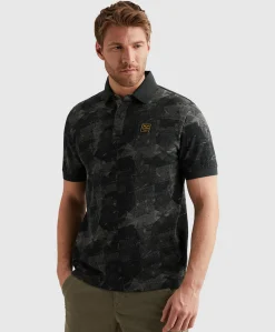 Heren polo grijs