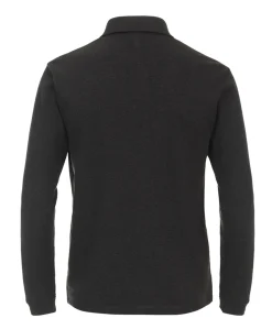 Heren polo grijs
