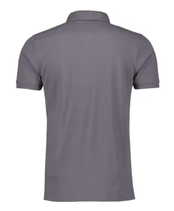 Heren polo grijs