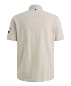 Heren polo grijs