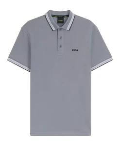 Heren polo grijs