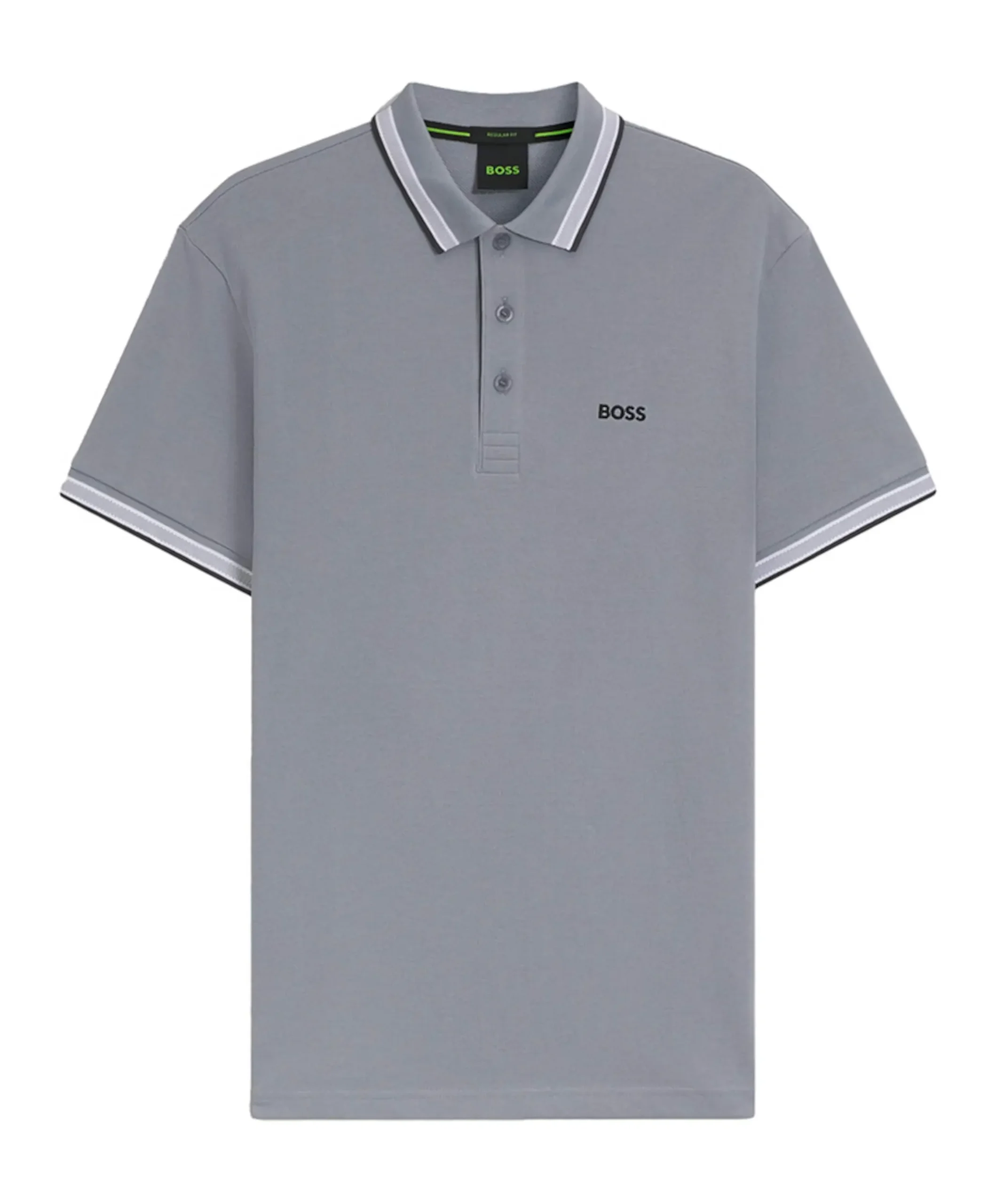 Heren polo grijs