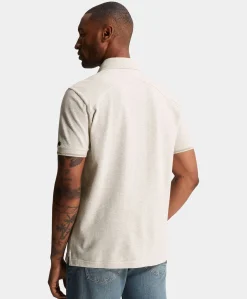 Heren polo grijs