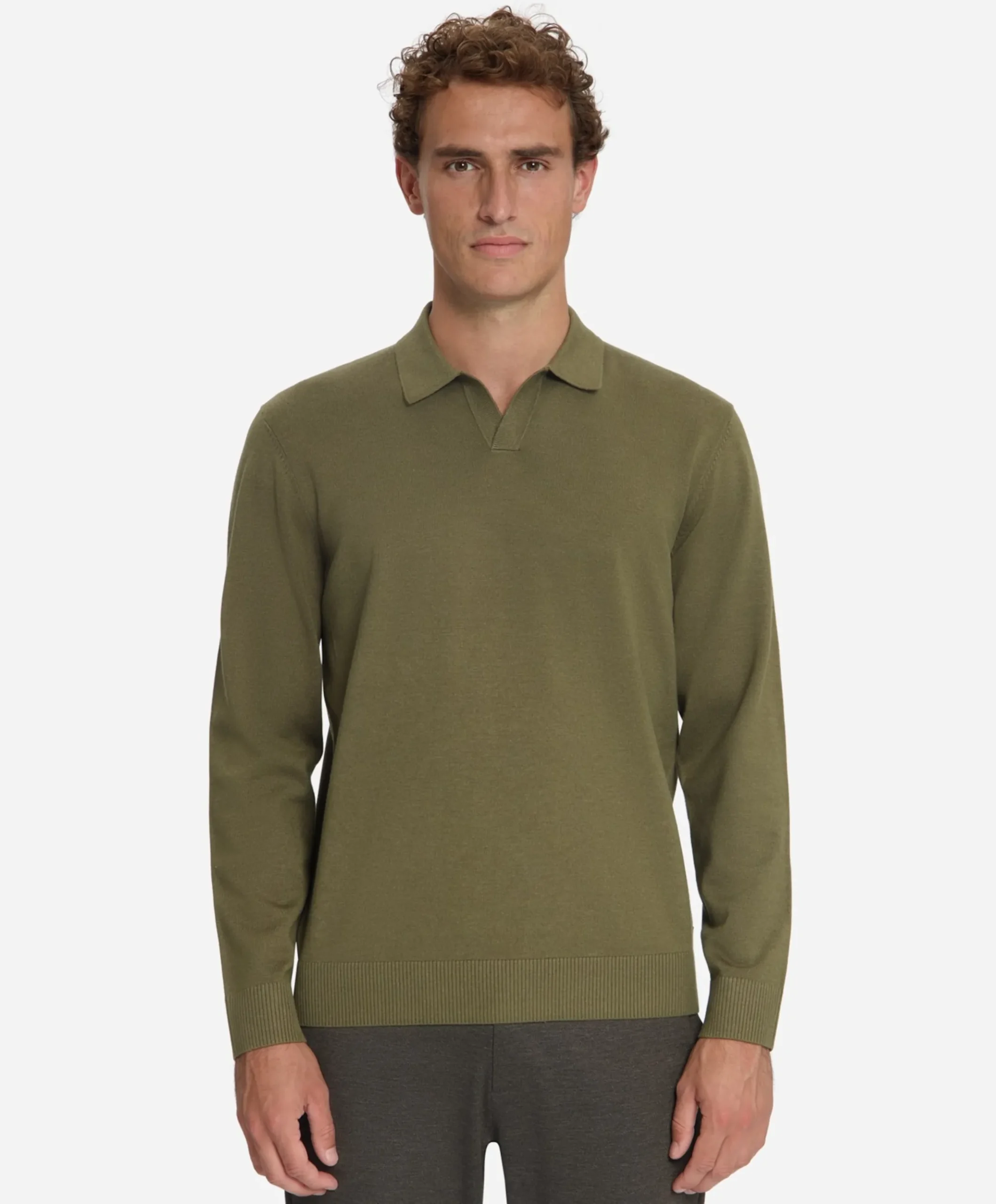 Heren polo groen