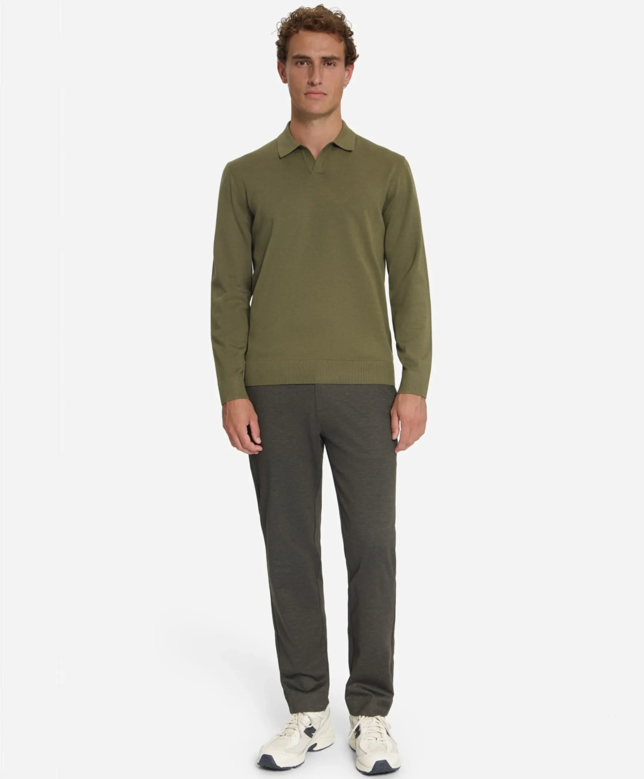 Heren polo groen
