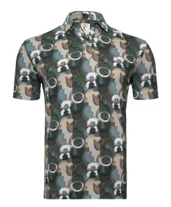 Heren polo groen