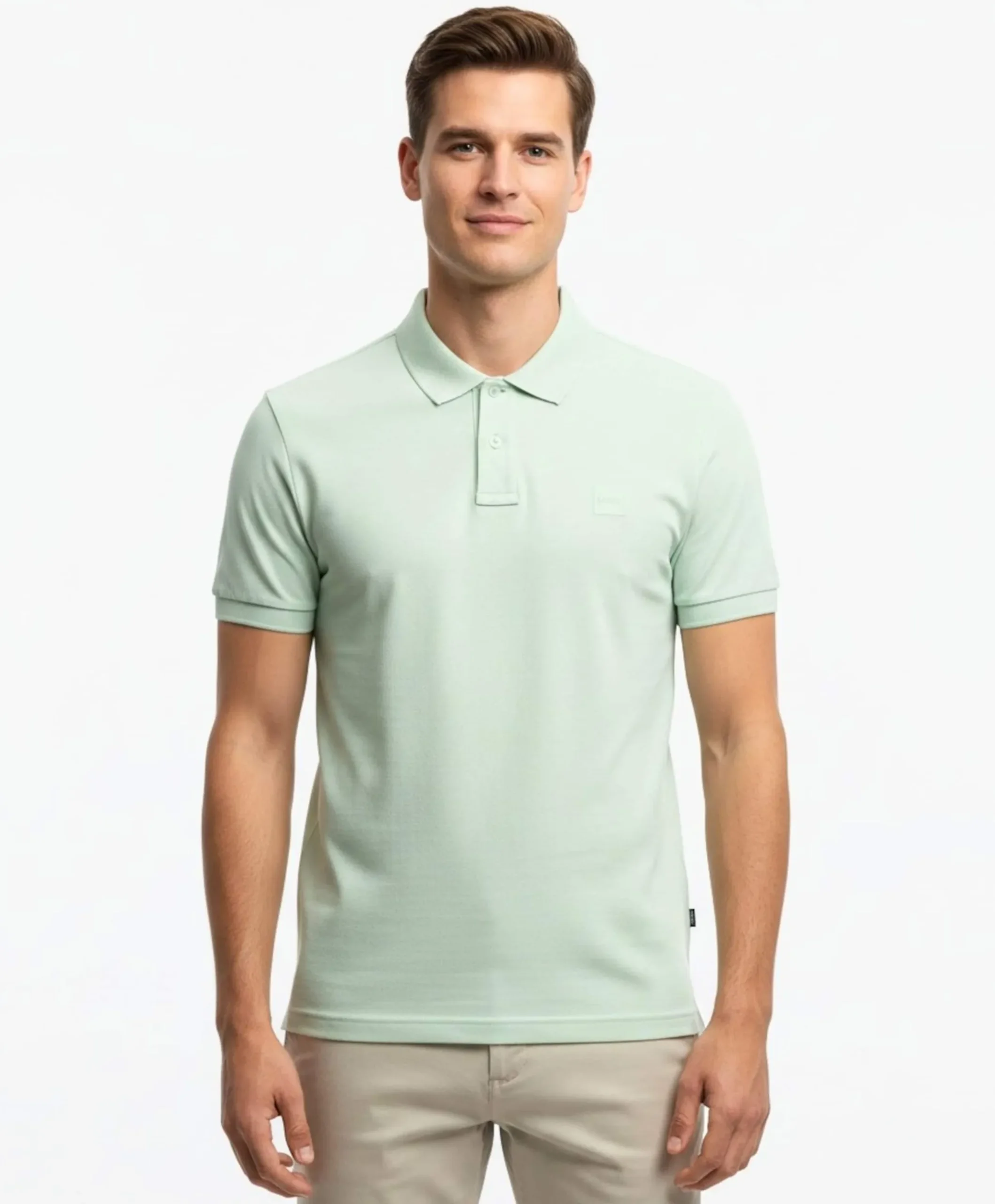 Heren polo groen