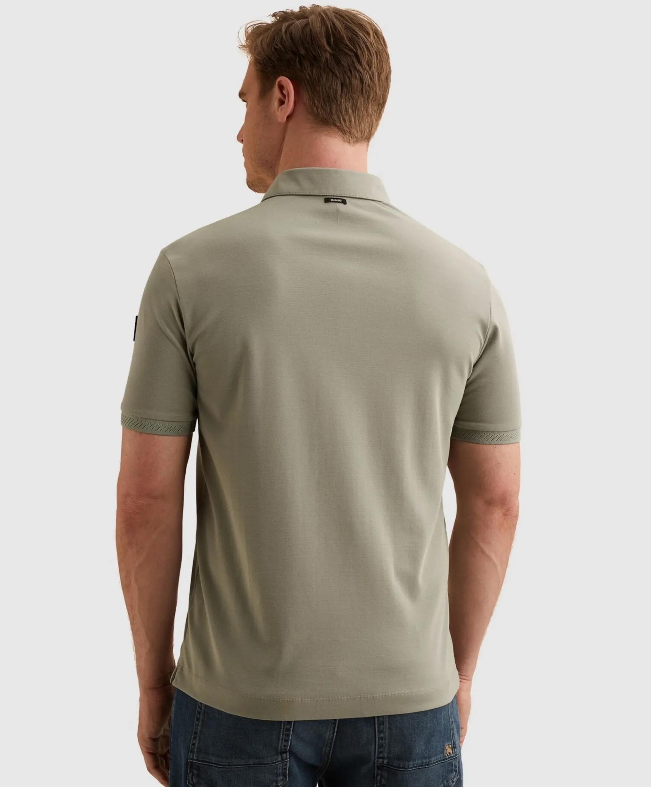 Heren polo groen