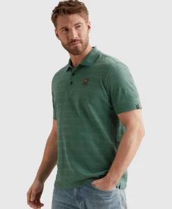 Heren polo groen