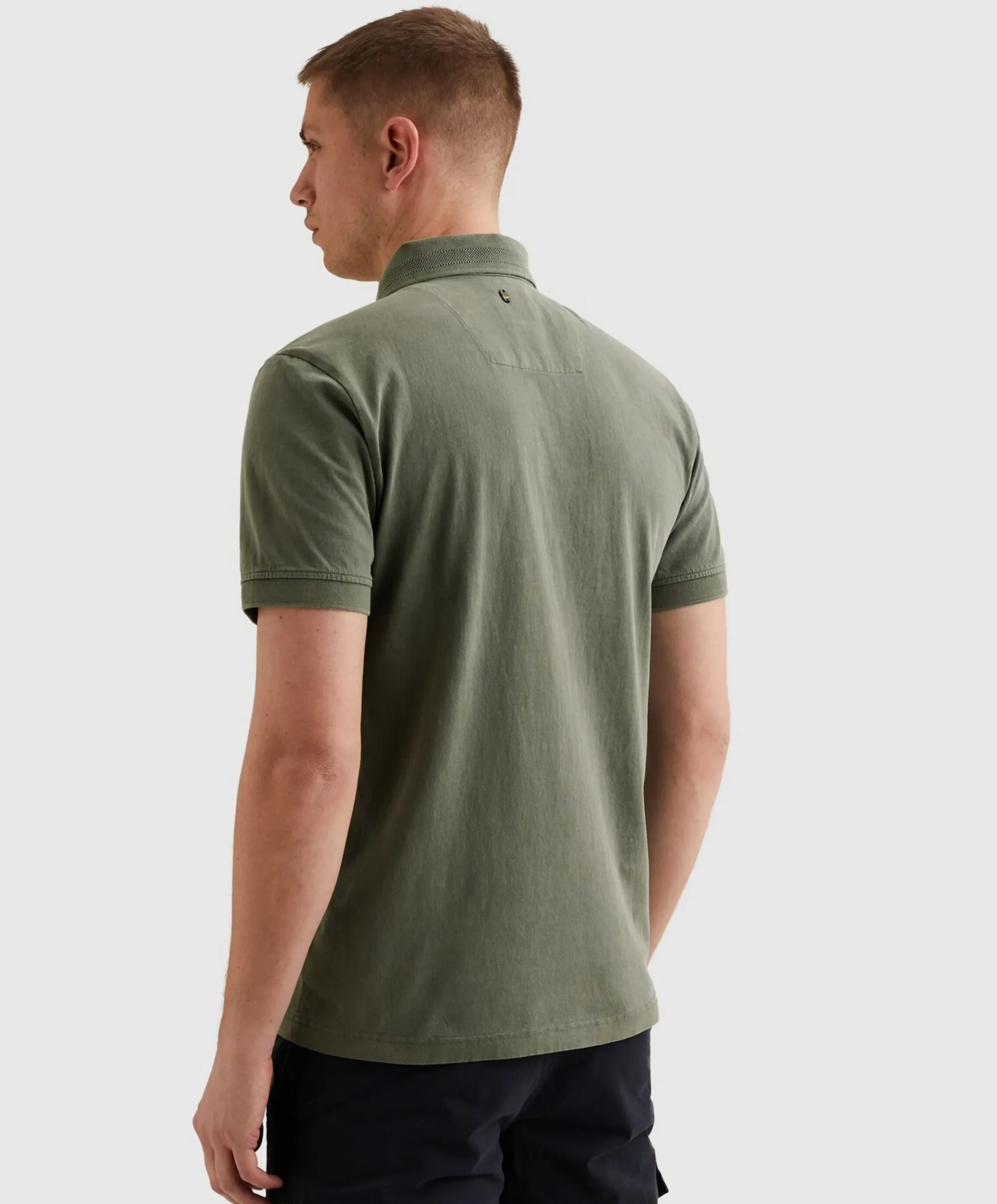 Heren polo groen