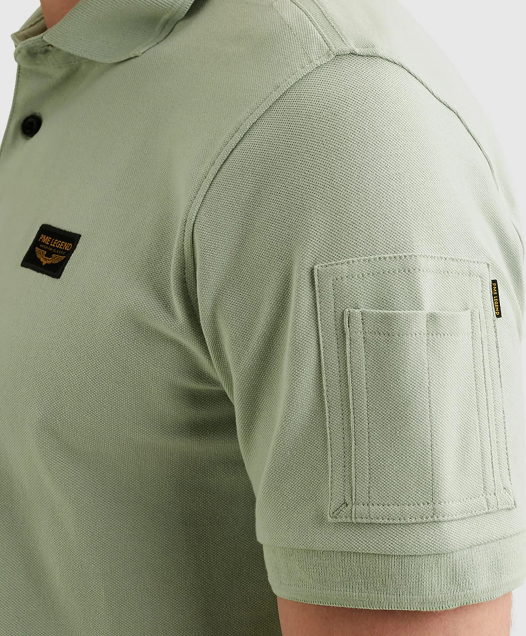 Heren polo groen