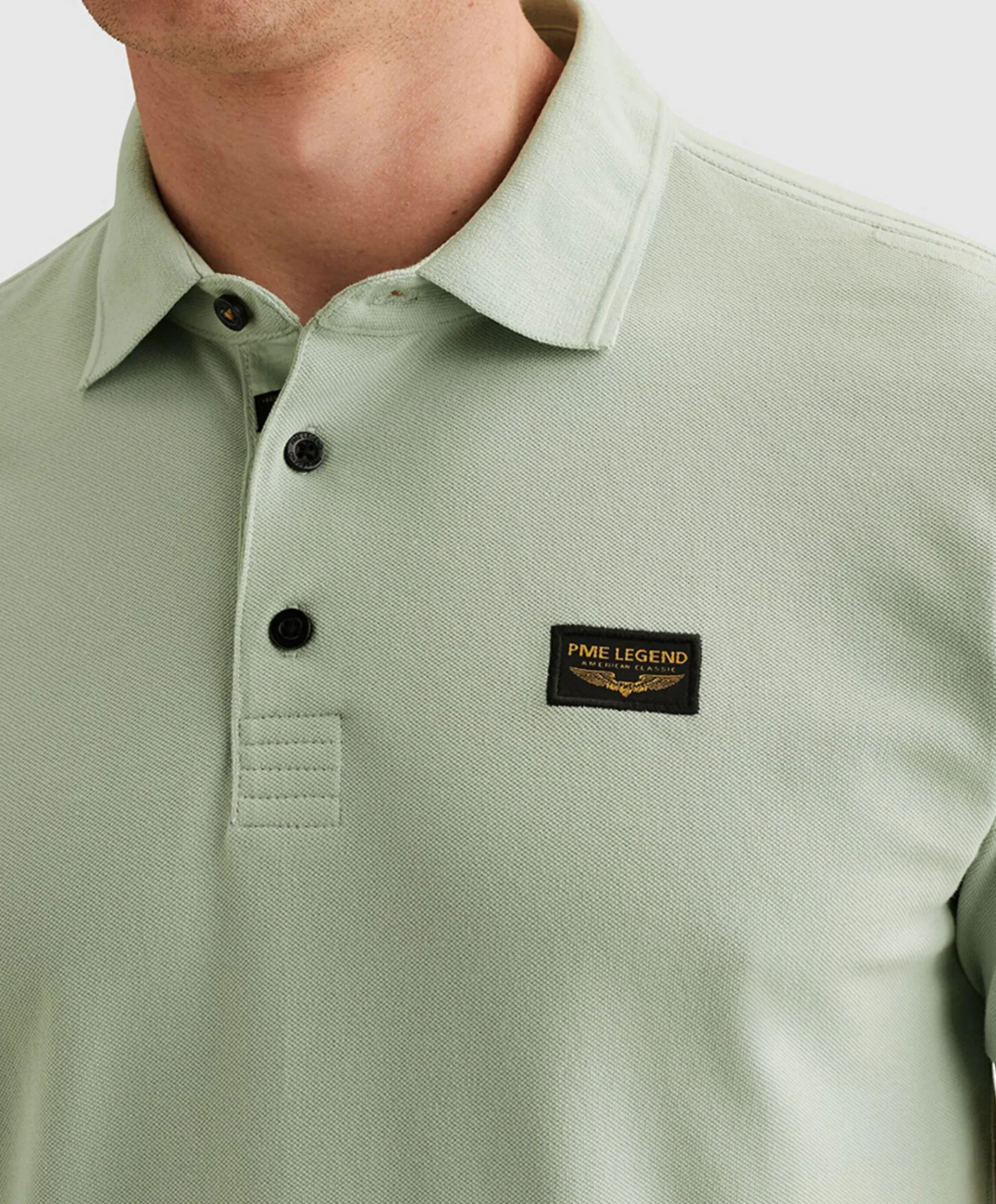 Heren polo groen
