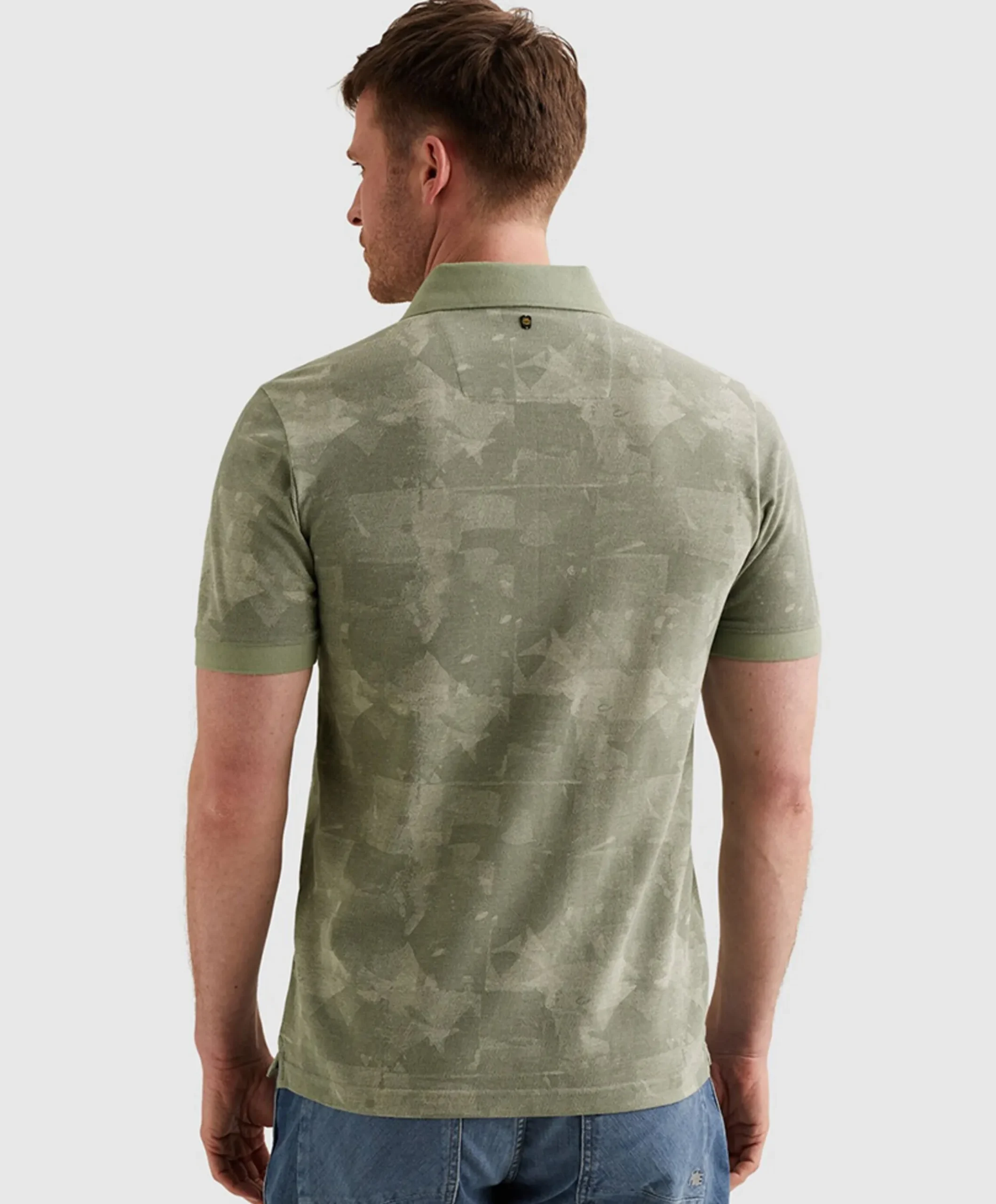 Heren polo groen