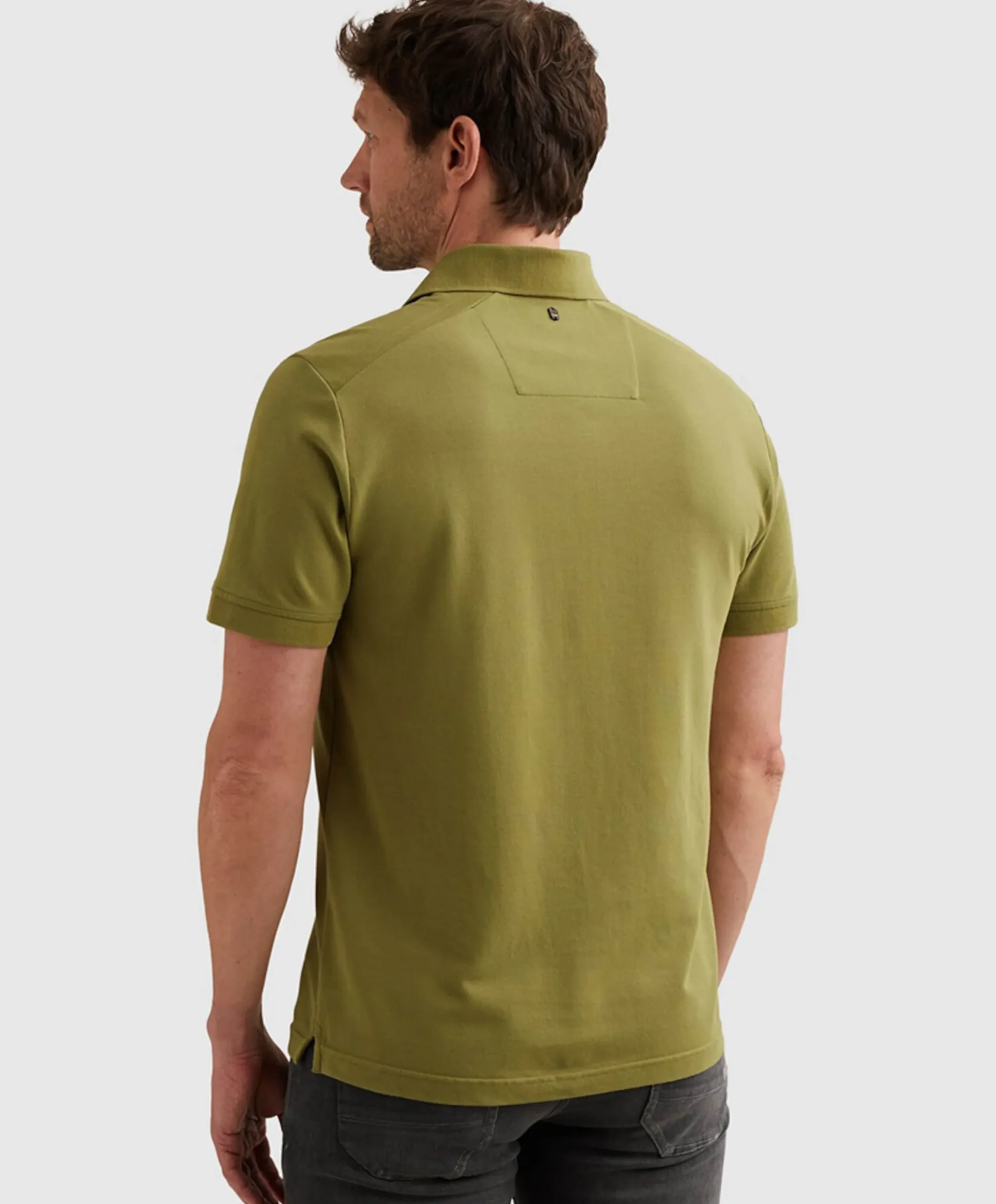 Heren polo groen