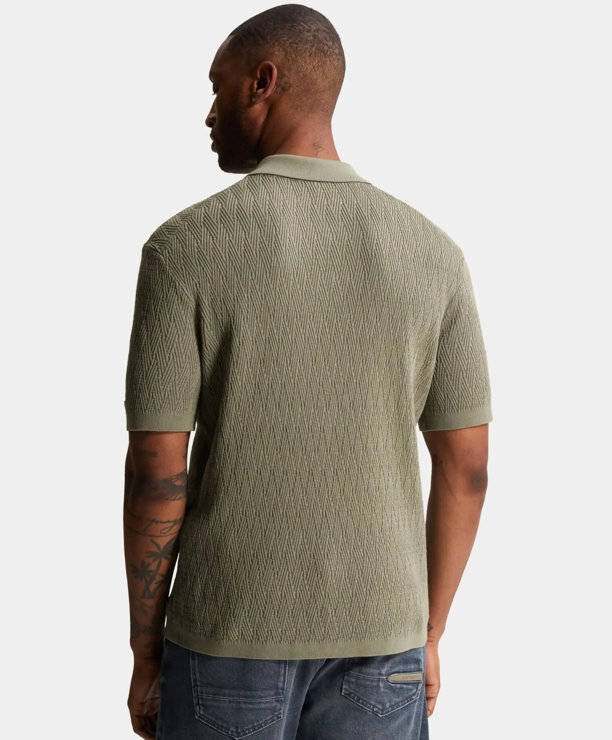 Heren polo groen