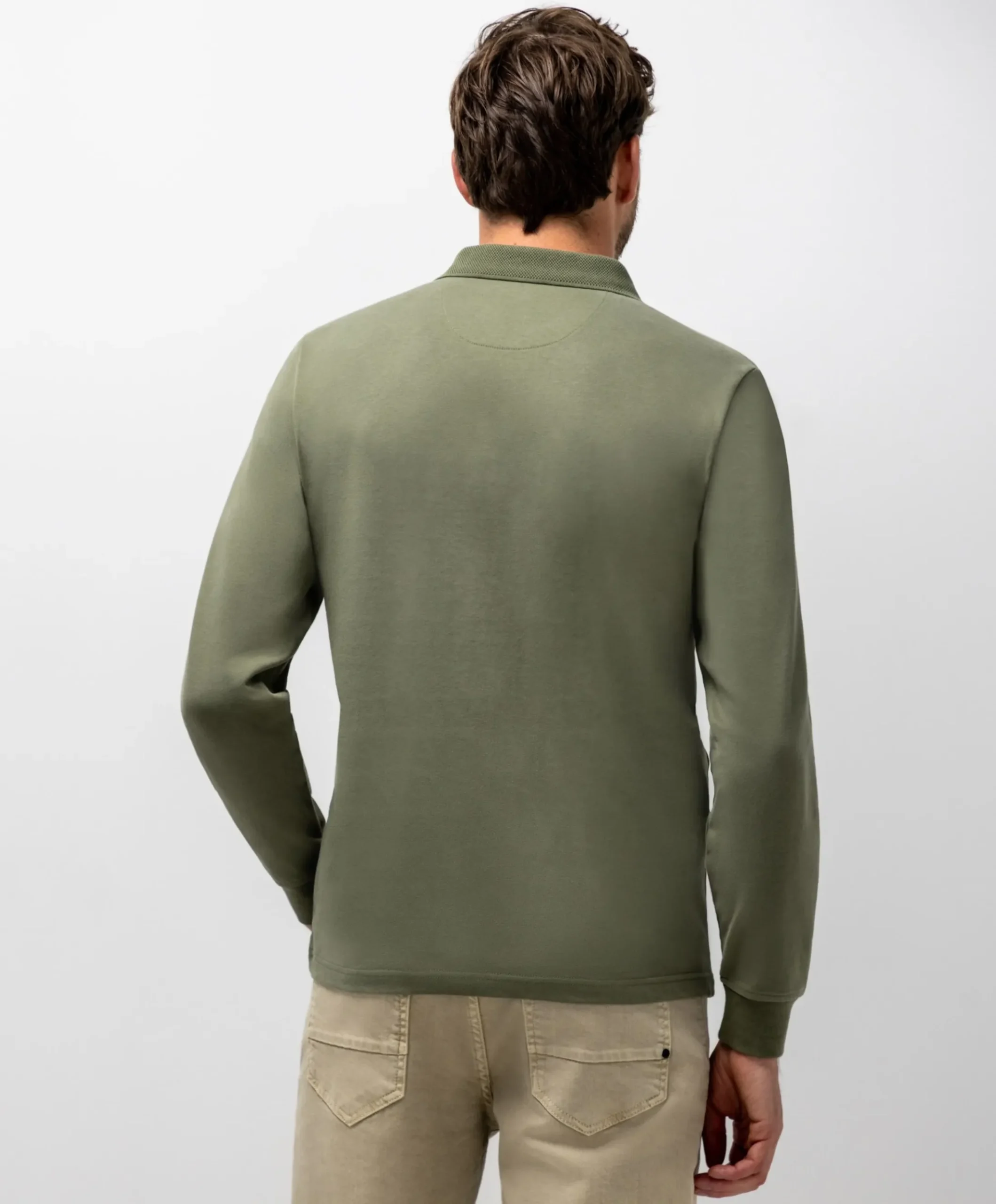 Heren polo groen