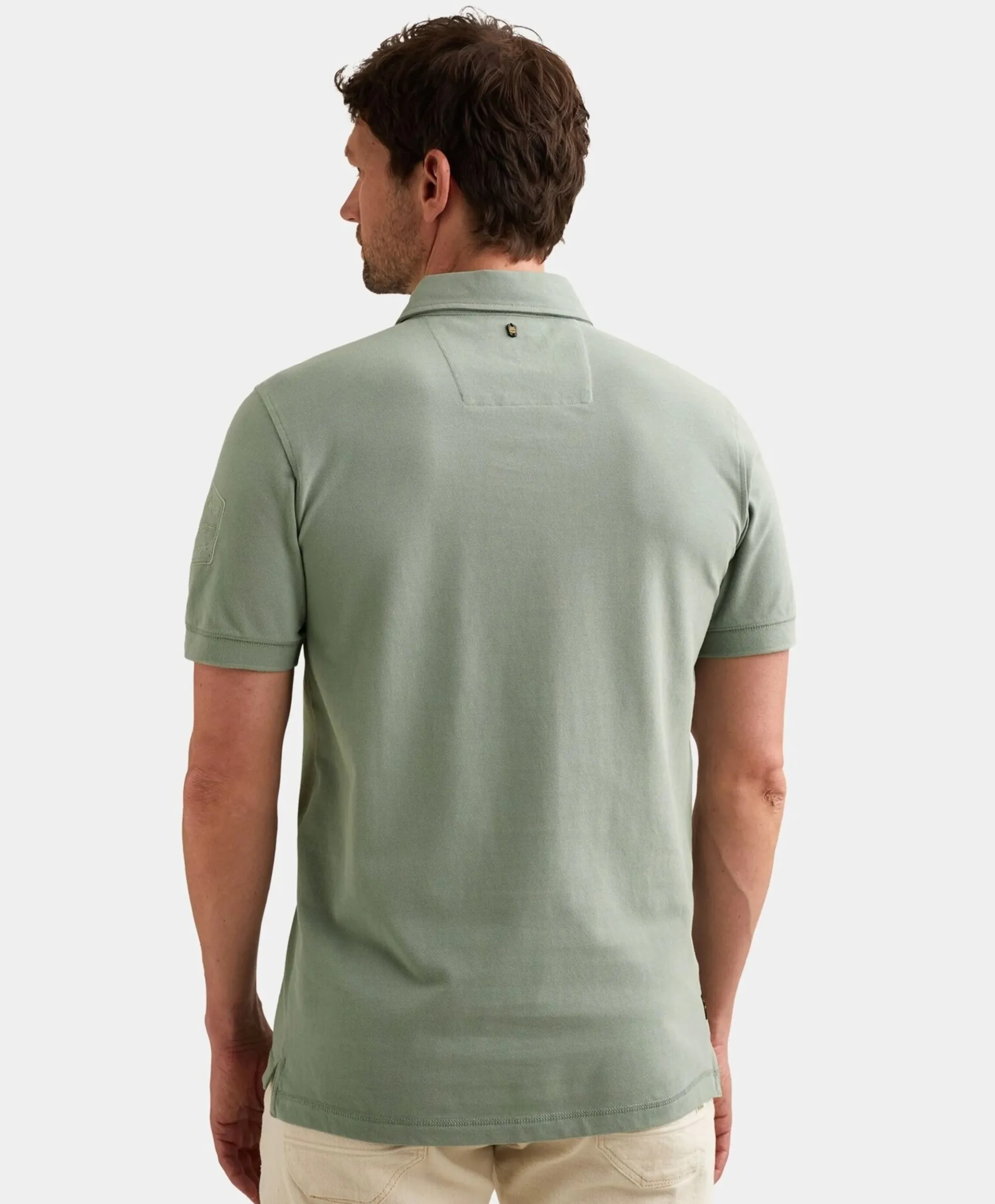 Heren polo groen