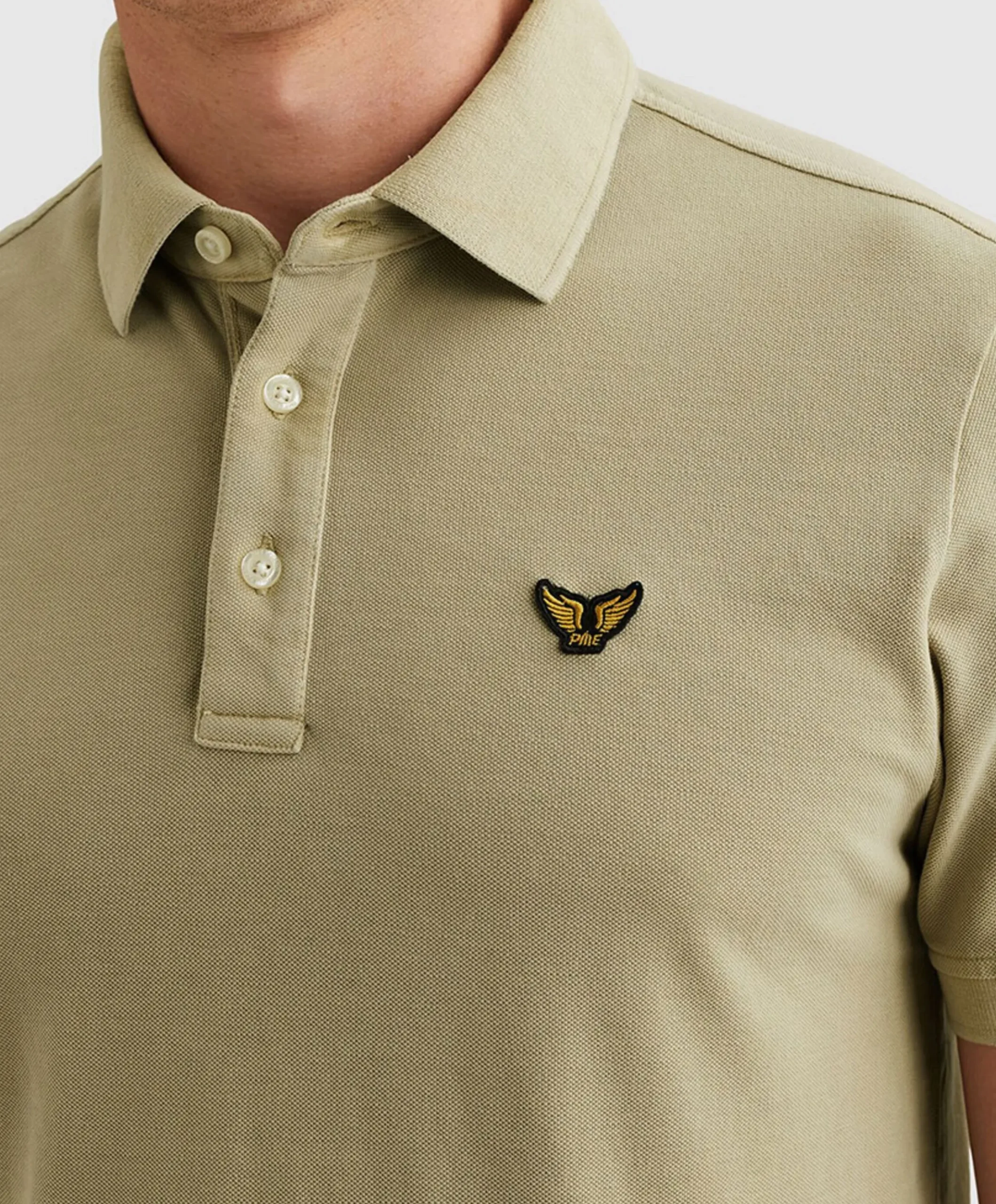 Heren polo groen
