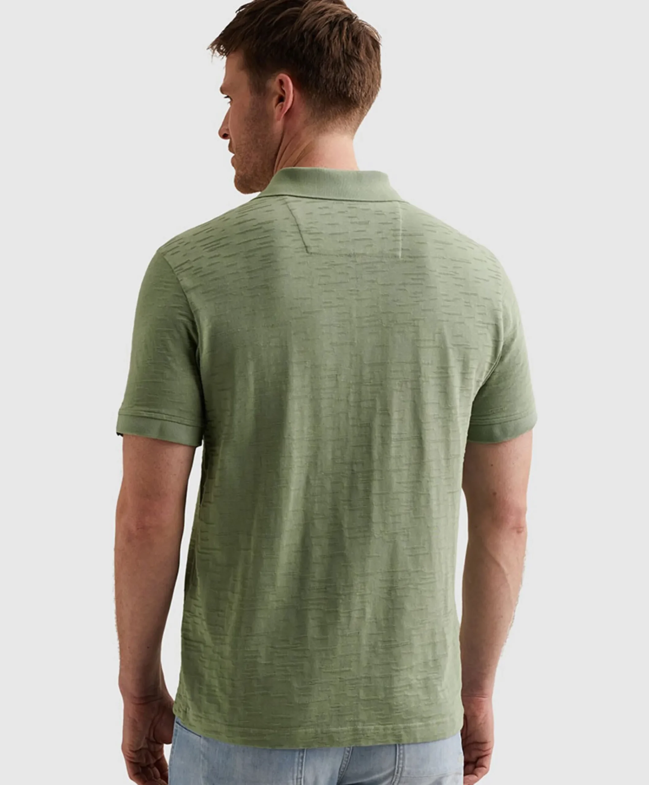 Heren polo groen