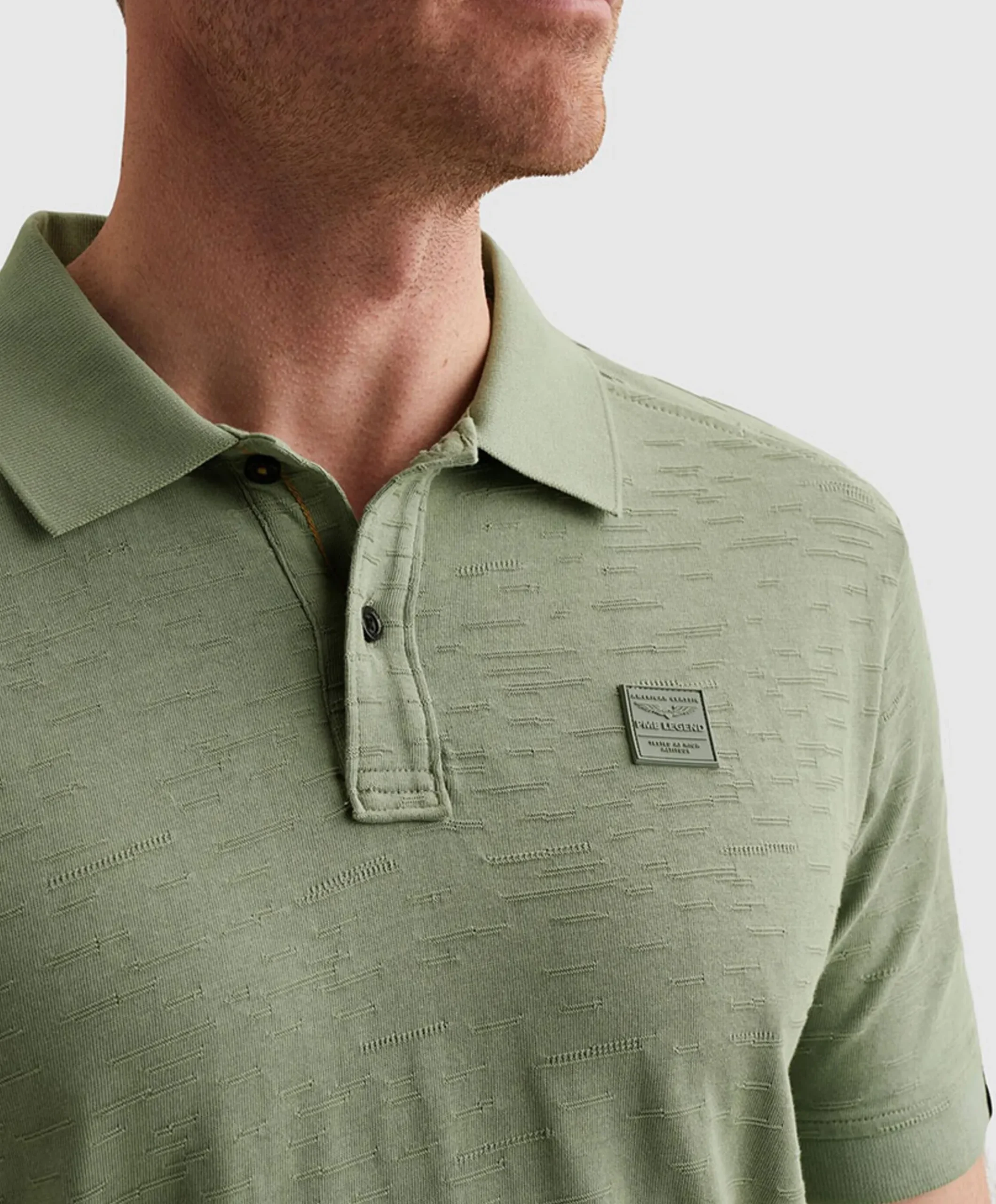 Heren polo groen