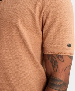 Heren polo oranje