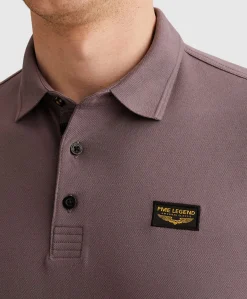 Heren polo paars