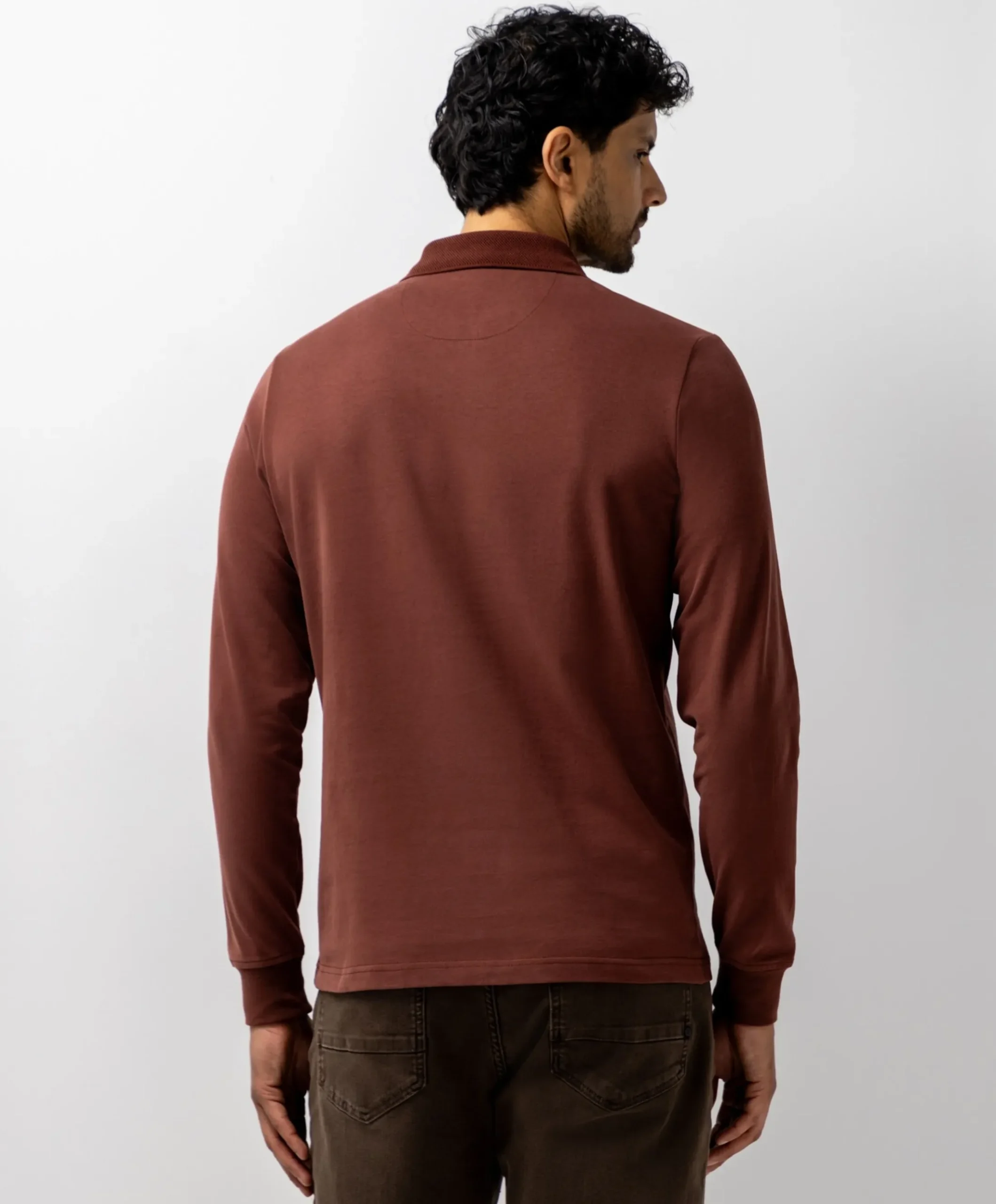 Heren polo roze