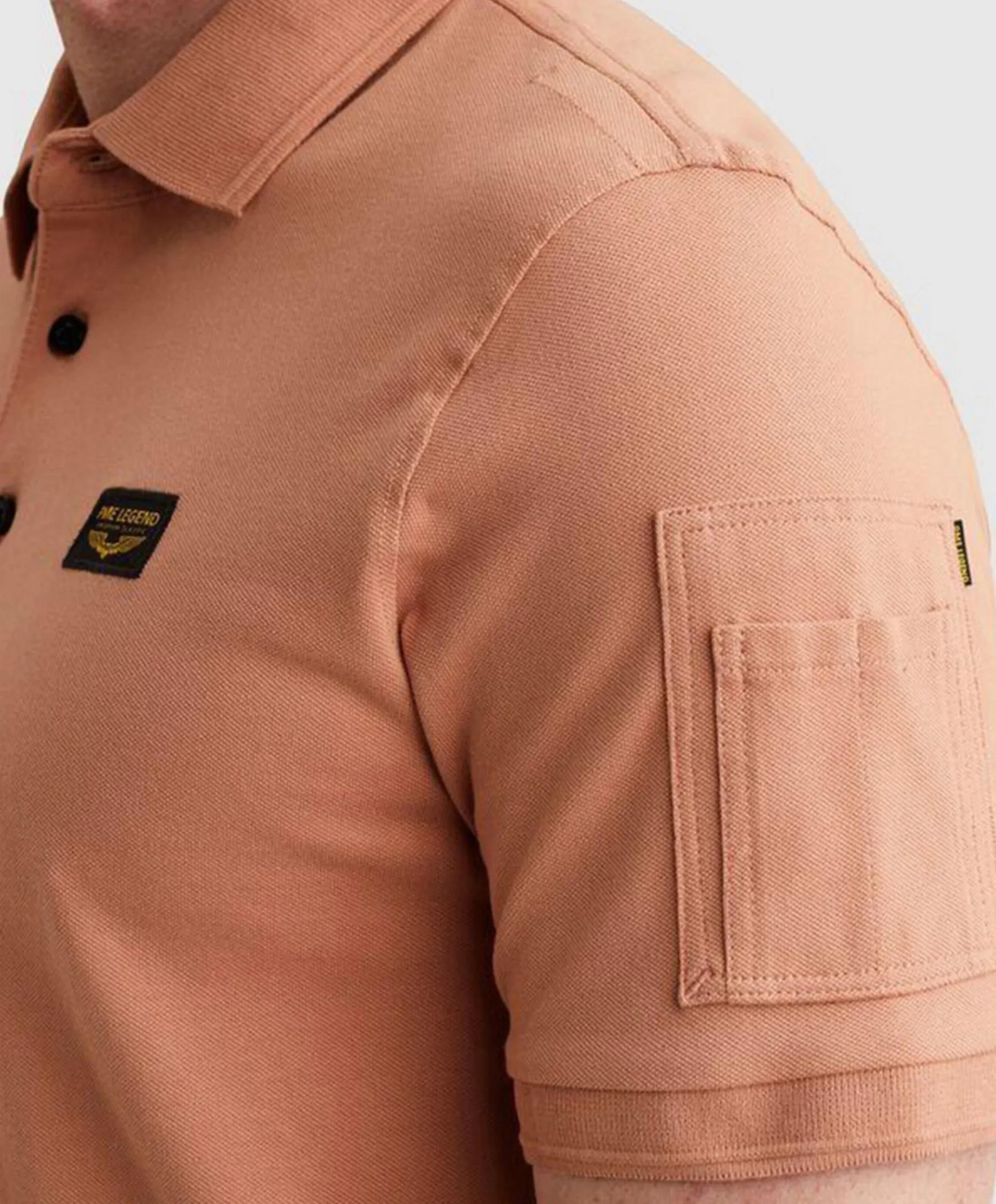 Heren polo roze