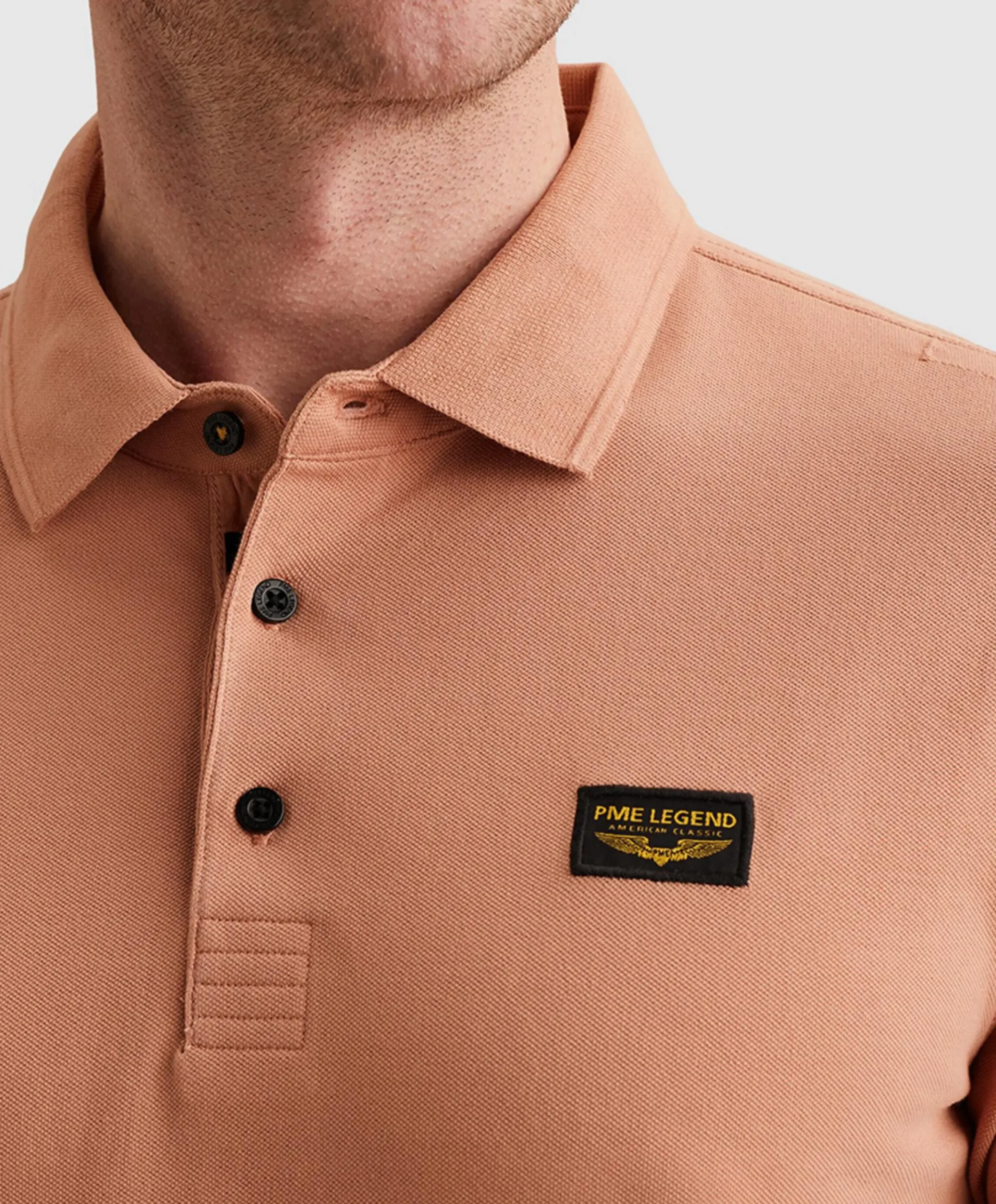 Heren polo roze