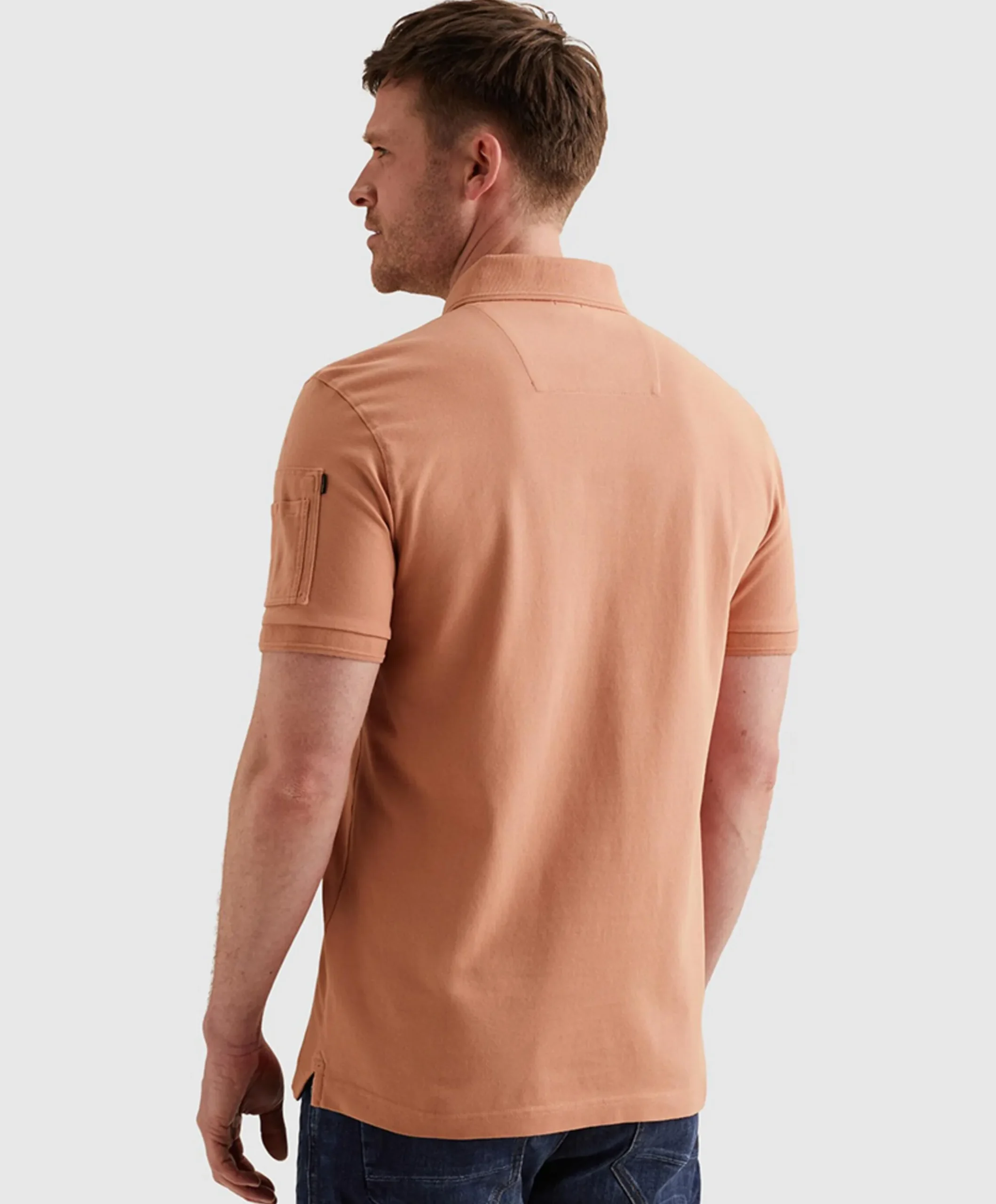 Heren polo roze