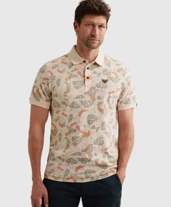 Heren polo roze