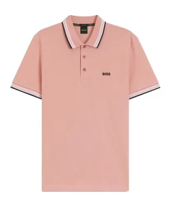 Heren polo roze