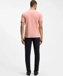 Heren polo roze