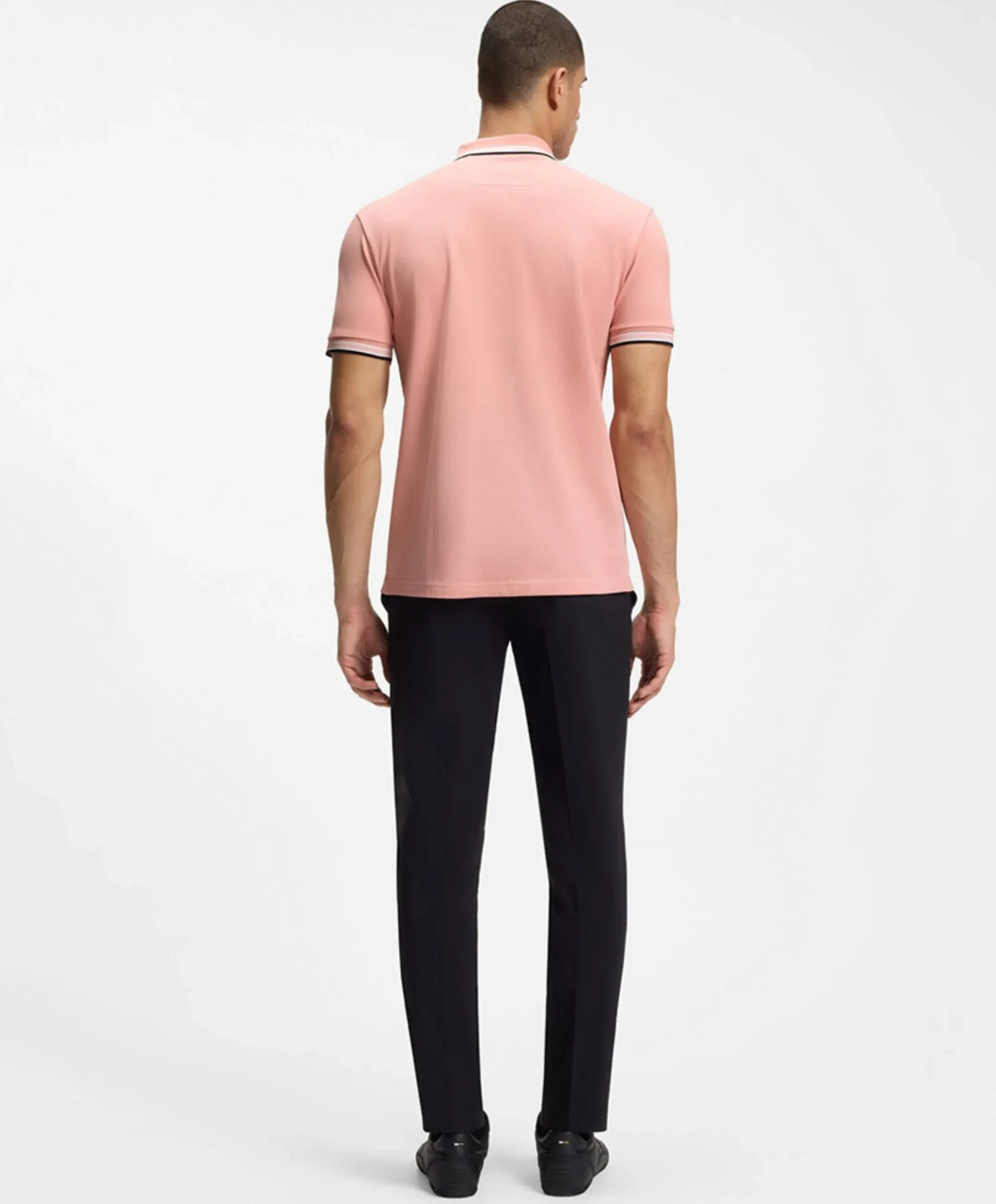 Heren polo roze