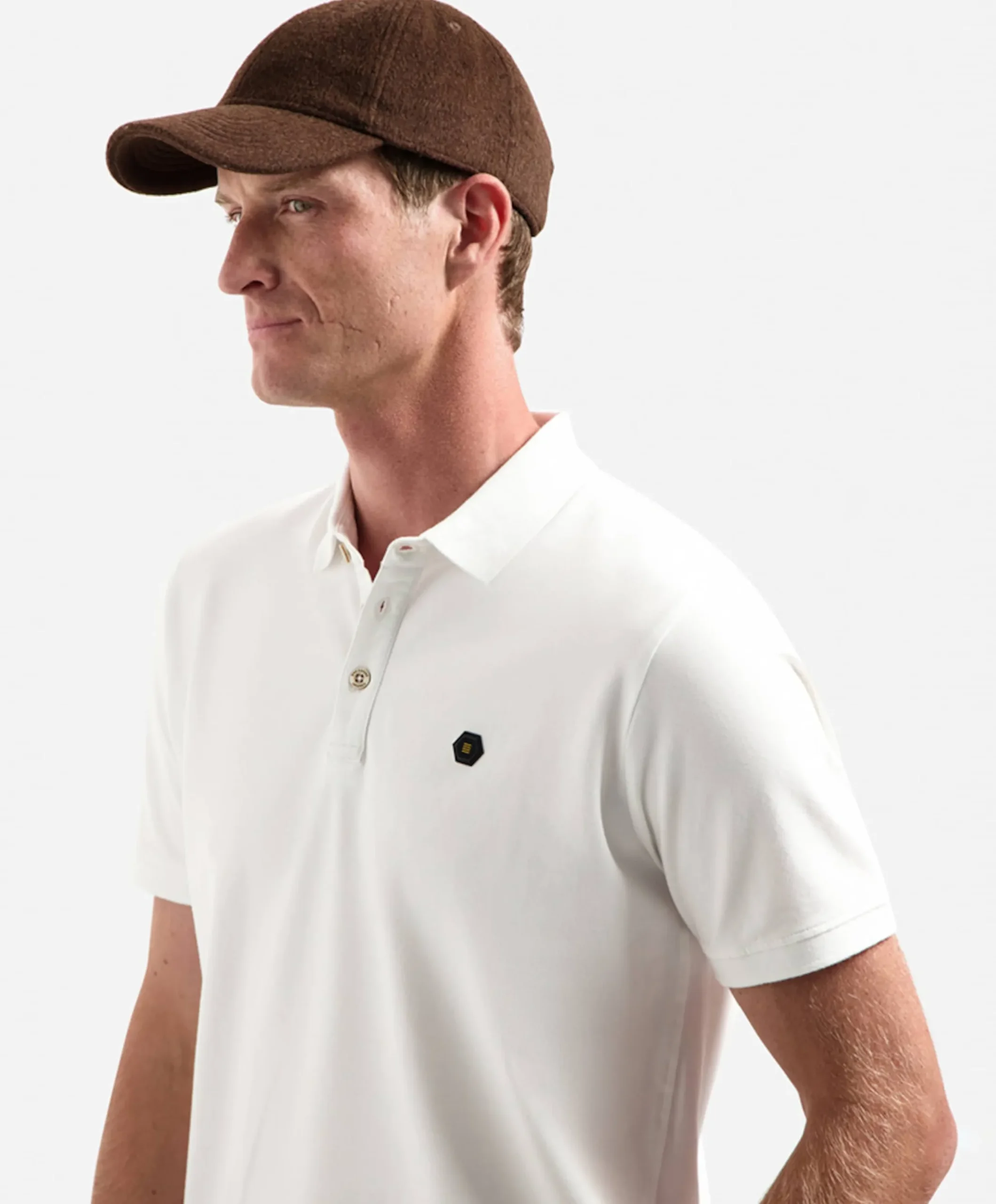 Heren polo wit
