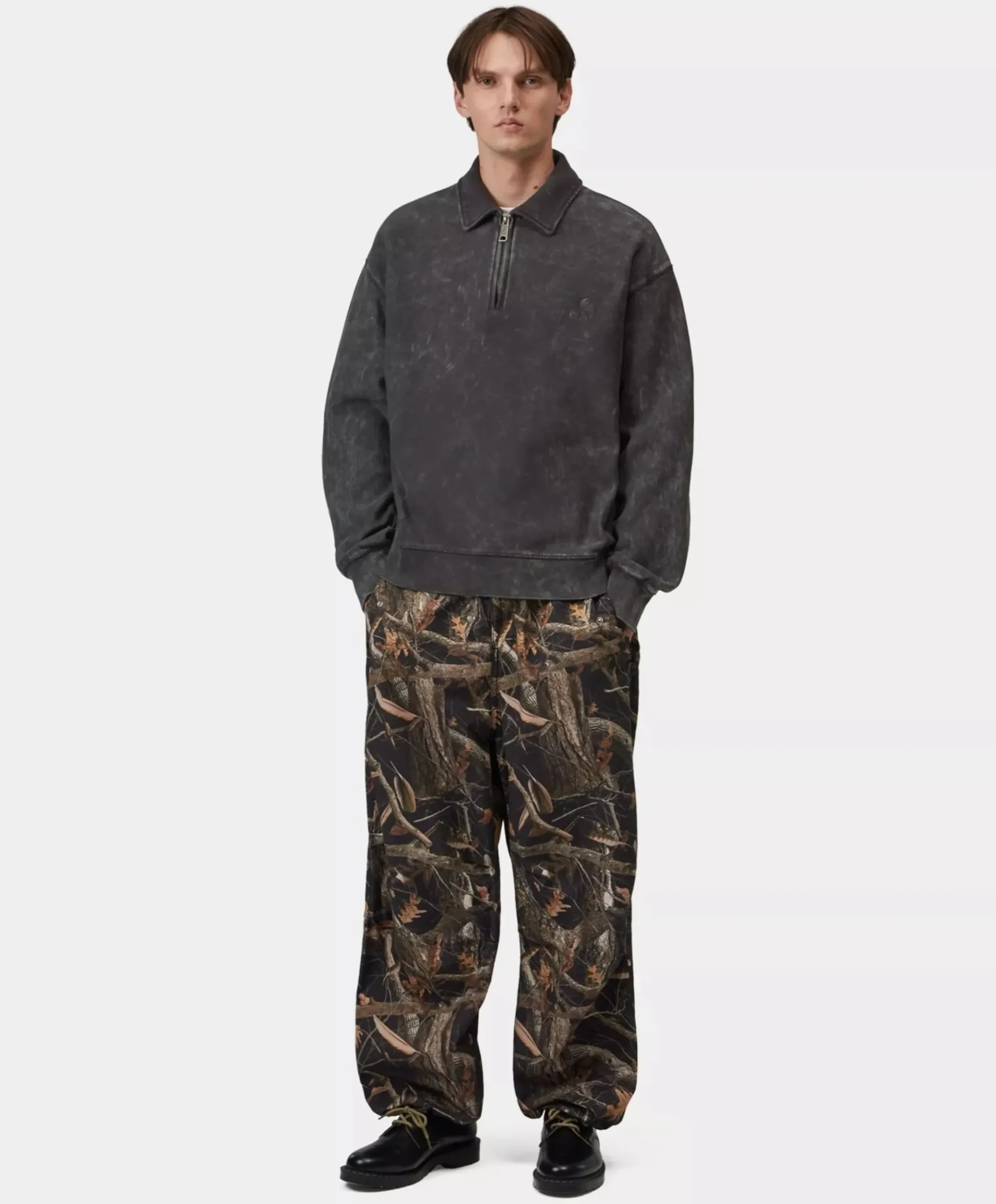 Heren polo zwart