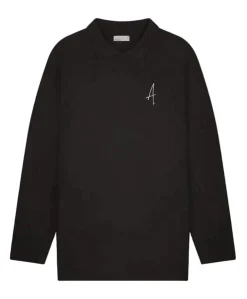 Heren polo zwart