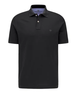 Heren polo zwart