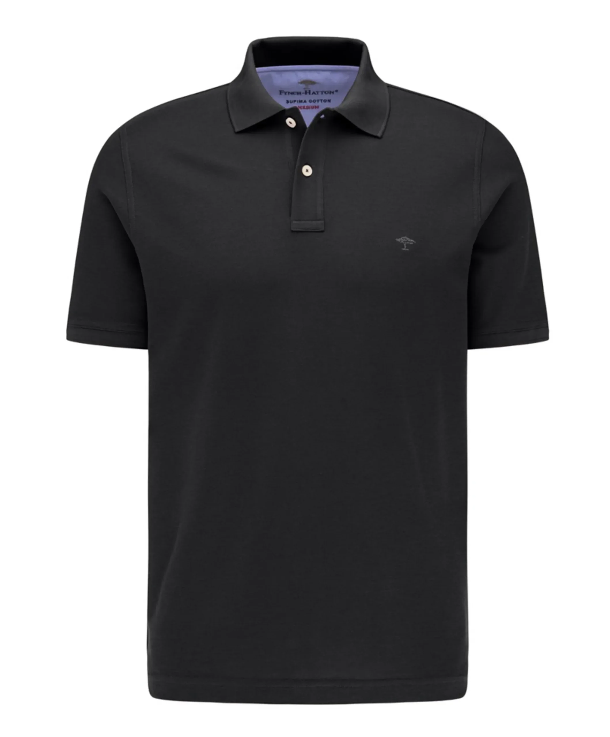 Heren polo zwart