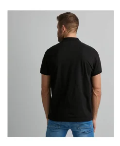 Heren polo zwart